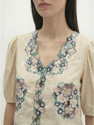 Clarita Short-Sleeve Top