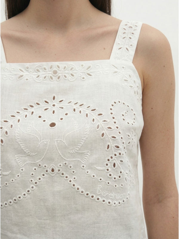 Coralina Linen Top