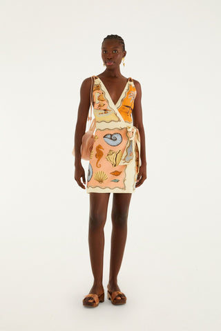 Farm Rio Multicolour Sleeveless Mini Dress