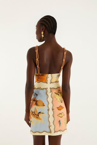 Farm Rio Multicolour Sleeveless Mini Dress