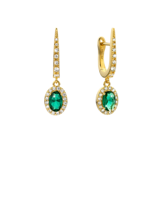 Mya-Bay Green Dynasty Earrings