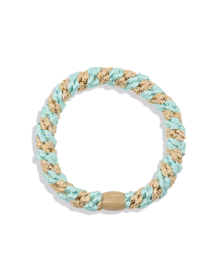 KKNEKKI Peppermint Beige Glitter Hair Tie