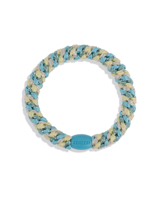 KKNEKKI Turquoise Yellow Hair Tie