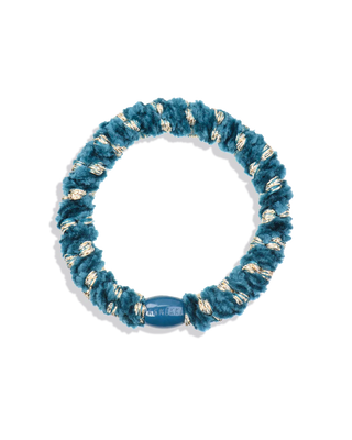 KKNEKKI Velvet Light Petrol Hair Tie