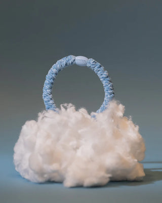 KKNEKKI Velvet Light Blue Hair Tie