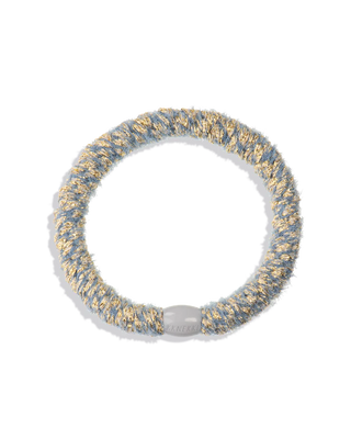COMING SOON - KKNEKKI Velvet Glitter Sky Grey Hair Tie