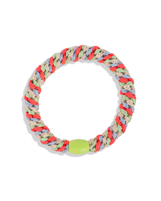 KKNEKKI Grass Green Pink Neon Hair Tie