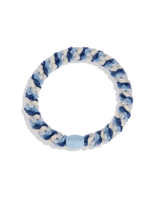 KKNEKKI Mix Blue Silver Glitter Hair Tie