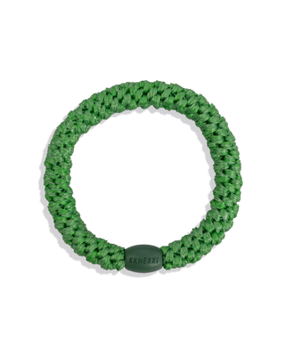 KKNEKKI Emerald Zest Glitter Hair Tie