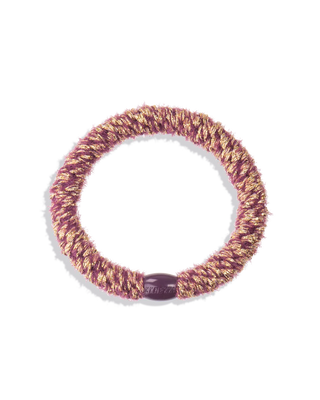 COMING SOON - KKNEKKI Velvet Glitter Bordeaux Hair Tie
