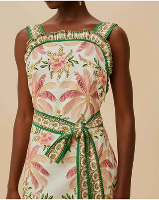 Palm Dream Sleeveless Dress