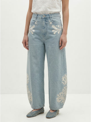 Pampa High-waisted Balloon Jeans