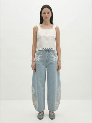 Pampa High-waisted Balloon Jeans