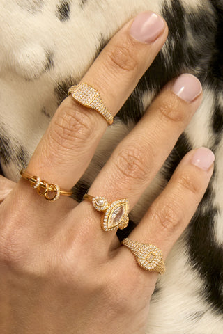 Mya-Bay Square Signet Ring
