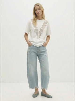 Tacha White Oversized T-Shirt